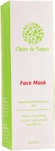 Маска для обличчя для нормальної та комбінованої шкіри - Claire de Nature Face Mask — фото N3