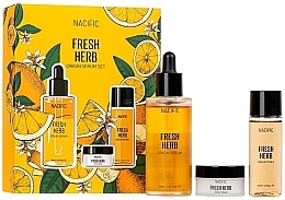 Духи, Парфюмерия, косметика Набор - Nacific Fresh Herb Origin Serum Set (serum/50ml + ton/30ml + cr/20ml)