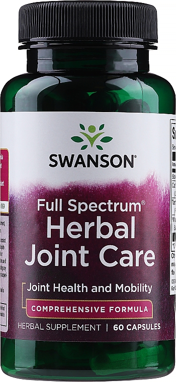 Харчова добавка "Трави для суглобів" - Swanson Full Spectrum Herbal Joint Care — фото N1