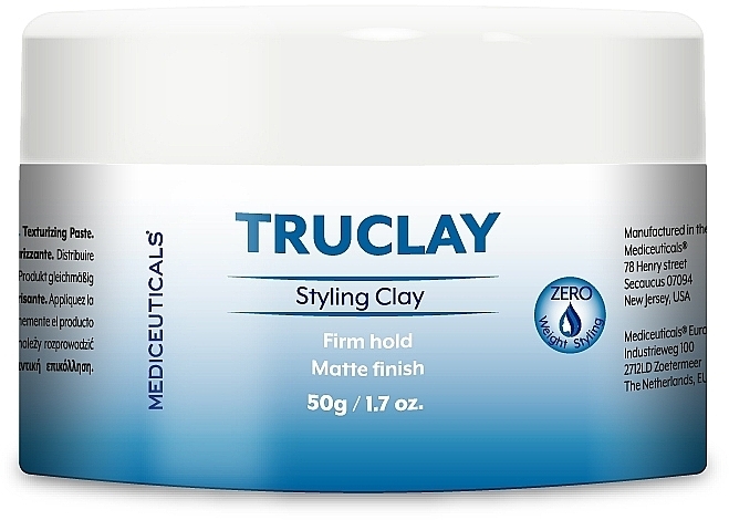 Матовая моделирующая глина средней фиксации - Mediceuticals Truclay Styling Clay — фото N1