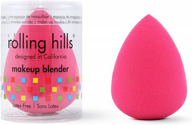 Бьюти блендер, розовый - Rolling Hills Makeup Blender Pink — фото N1