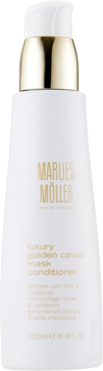 Маска-кондиціонер для волосся, з екстрактом чорної ікри - Marlies Moller Luxury Golden Caviar Mask Conditioner — фото N2