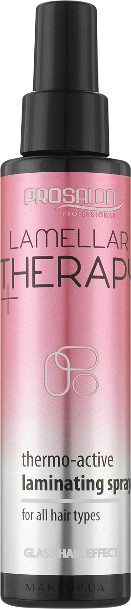 Термоактивный ламинирующий спрей для волос - Prosalon Lamellar Therapy+ Thermo-Active Laminating Spray — фото 150ml