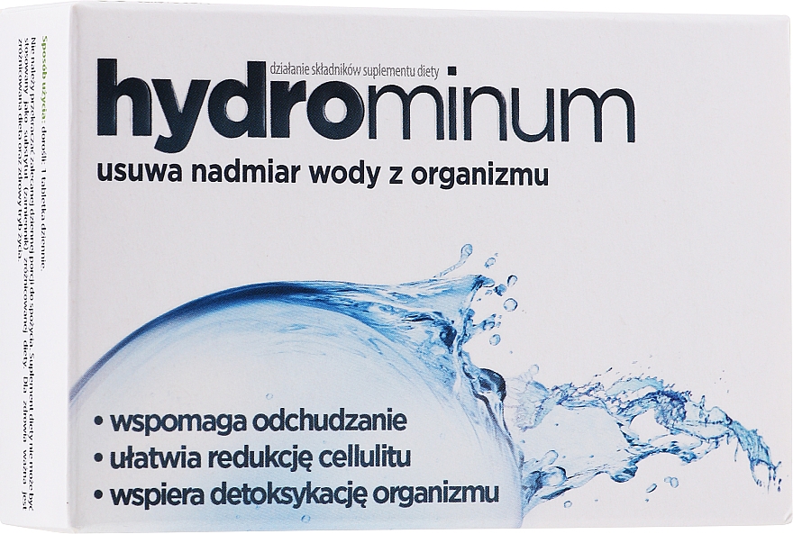 Харчова добавка в таблетках - Aflofarm Hydrominum — фото N1