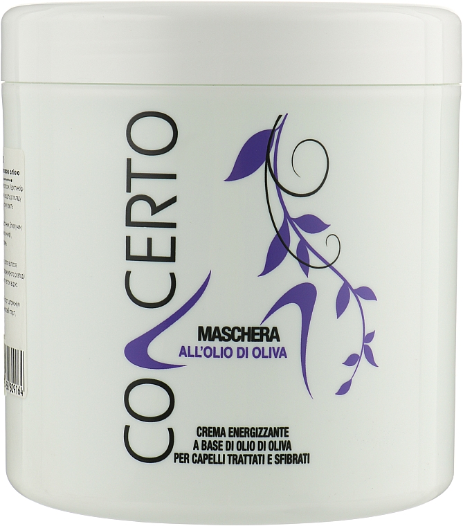 Маска енергетична з оливковою олією для всіх типів волосся - Punti di Vista Concerto All`olio Di Oliva Hair Mask