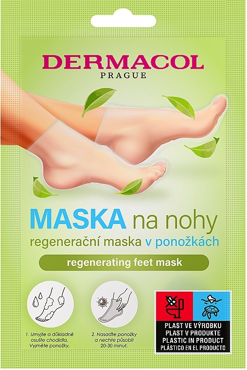 Регенерувальна маска для ніг - Dermacol Regenerating Feet Mask — фото N1