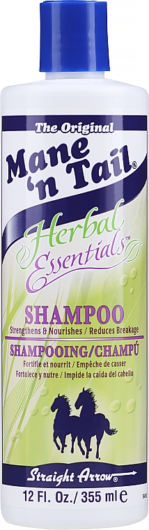 Укрепляющий и питательный шампунь - Mane 'n Tail The Original Herbal Gro Shampoo — фото N4