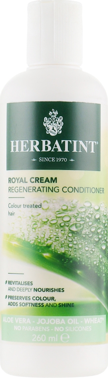 Кондиционер для окрашенных волос - Herbatint Royal Cream Regenerating Conditioner — фото N1