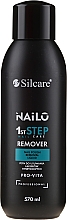 Безацетоновая жидкость для снятия лака - Silcare Nailo Pro-Vita  — фото N1