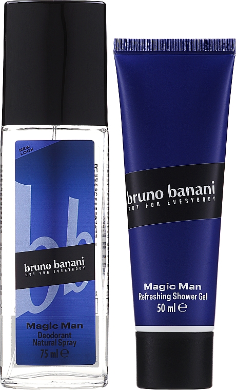 Bruno Banani Magic Man - Набор (sh/gel/50ml + deo/75ml) — фото N2