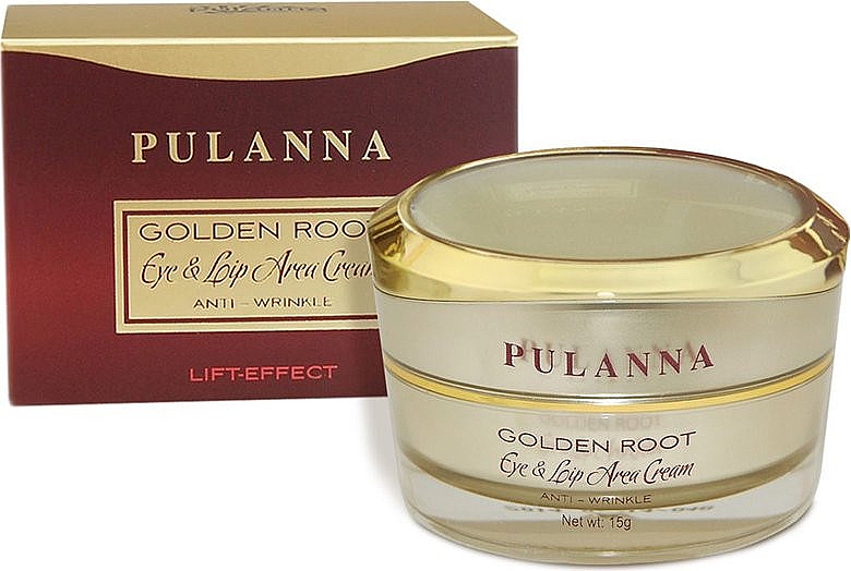 Восстанавливающий крем для контура век и губ - Pulanna Golden Root Eye & Lip Area Cream  — фото N1
