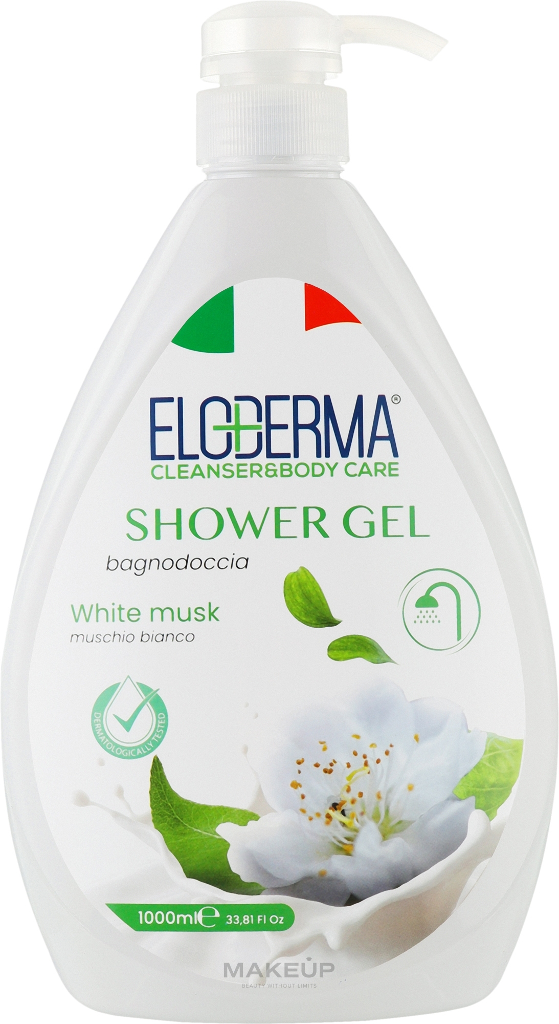 Гель для душу "Білий мускус" - Eloderma Shower Gel — фото 1000ml