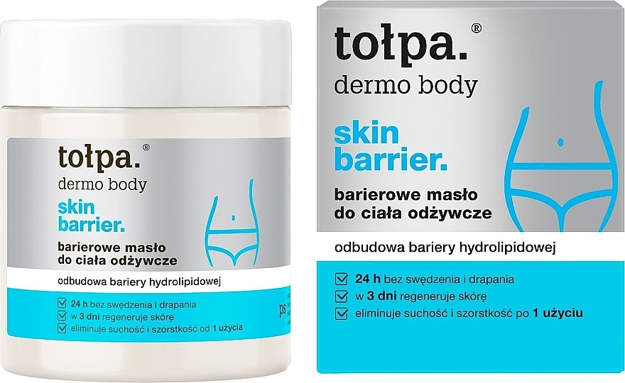 Живильне бар'єрне масло для тіла - Tolpa Dermo Body Skin Barrier — фото N1