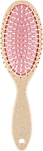 Щітка масажна овальна, бежева, FC-005 - Dini — фото N1