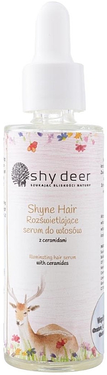 Сяйна сироватка для волосся з керамідами - Shy Deer Illuminating Hair Serum — фото N1