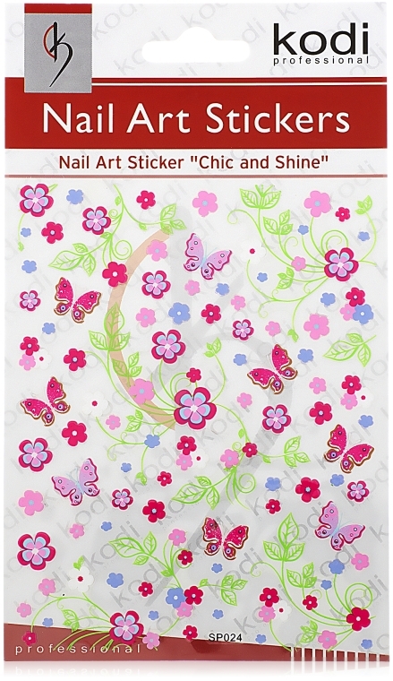 Наклейки для дизайна ногтей - Kodi Professional Nail Art Stickers SP024 — фото N1