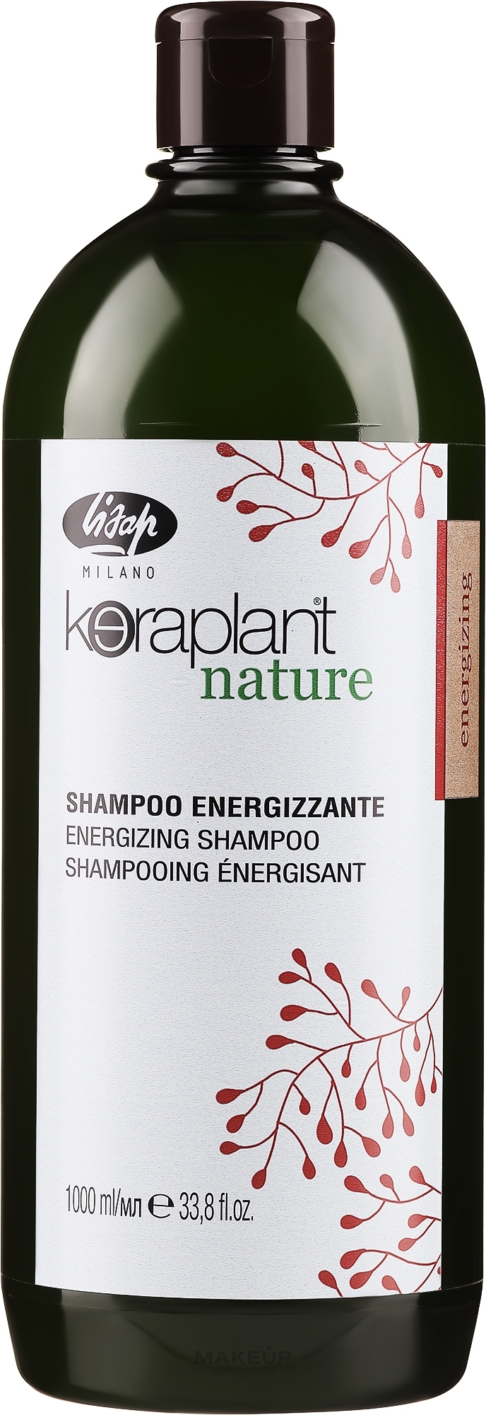 Шампунь против выпадения волос - Lisap Keraplant Nature Energizing Shampoo — фото 1000ml