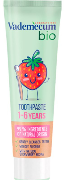 Зубна біопаста для дітей - Vademecum Bio Toothpaste — фото N1