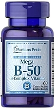 Парфумерія, косметика Комплекс вітамінів групи В - Puritan's Pride Vitamin B-50 Complex Timed Release