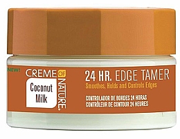 Парфумерія, косметика Зволожувальний засіб для волосся - Creme of Nature Coconut Milk 24 Hr Edge Tamer