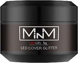 Гель камуфлюючий LED - M-in-M Gel LED Cover Glitter — фото N1