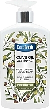 Парфумерія, косметика Рідке мило для рук "Оливкова олія" - Aksan Deep Fresh Prebiotics Moisturising Liquid Soap Olive Oil