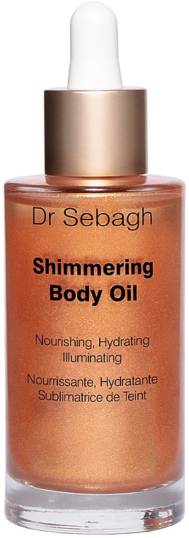 Мерехтлива зволожувальна олія - Dr. Sebagh Shimmering Body Oil — фото N1