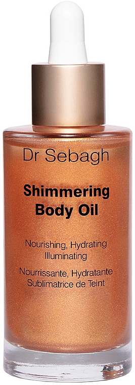 Мерцающее увлажняющее масло - Dr. Sebagh Shimmering Body Oil — фото N1