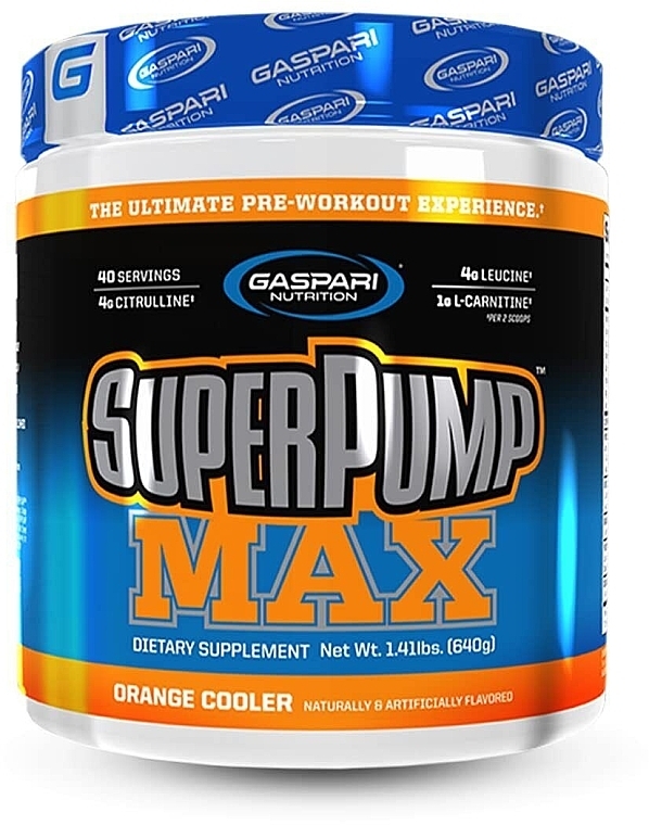 Мультивитаминная добавка "Апельсин" - Gaspari Nutrition SuperPump Max Orange — фото N2
