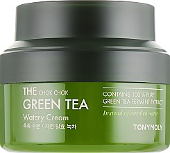 Крем на основі зеленого чаю  - Tony Moly The Chok Chok Green Tea Watery Cream — фото N2