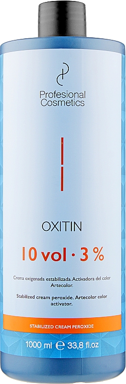 Окислювач 3% - Profesional Cosmetics Oxitin 10 Vol — фото N1
