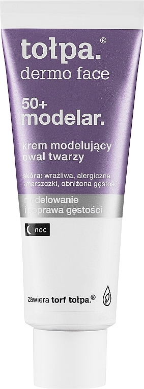 Ночной крем для лица - Tolpa Dermo Face Modelar 50+ Night Cream — фото N1