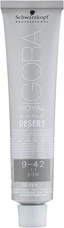 Краска для волос - Schwarzkopf Igora Royal Muted Desert — фото N2