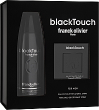 Franck Olivier Black Touch - Набор (edt 100ml + dsp 200ml) — фото N1