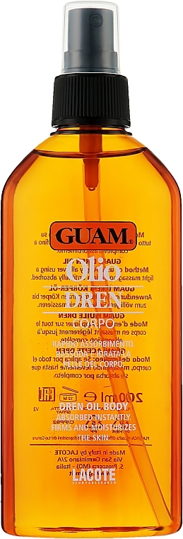 Масло с дренажным эффектом - Guam Olio Corpo Dren