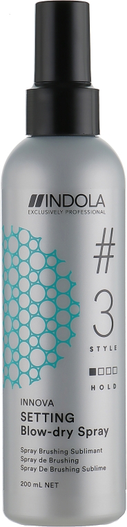 Спрей для швидкого сушіння волосся - Indola Innova Setting Blow-dry Spray — фото N4