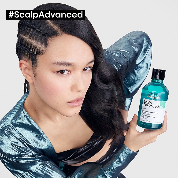 Профессиональный очищающий шампунь для склонных к жирности волос - L'Oreal Professionnel Scalp Advanced Anti-Oiliness Shampoo  — фото N3