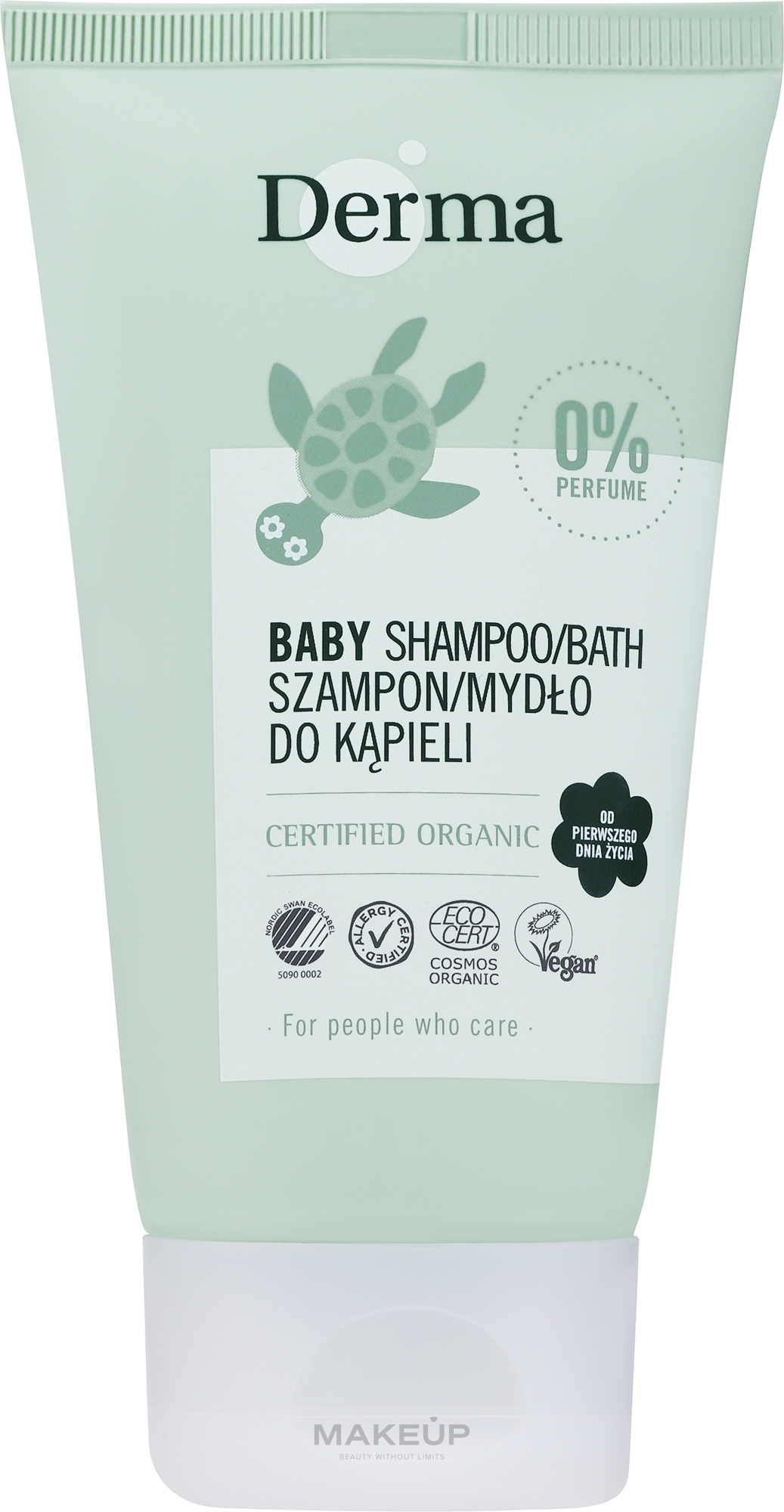 Дитячий шампунь і мило - Derma Eco Baby Shampoo Bath — фото 150ml