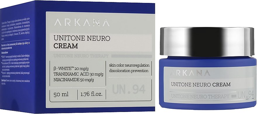 Крем для борьбы с пигментацией - Arkana UniTone Neuro Cream — фото N2