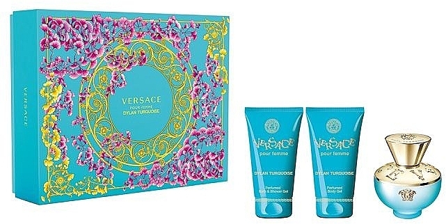 Versace Dylan Turquoise Pour Femme - Набір (edt/50ml + b/gel/50ml + sh/gel/50ml)