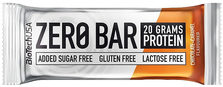 Протеиновый батончик со вкусом шоколада и карамели - BiotechUSA Zero Bar Chocolate-Caramel — фото N1