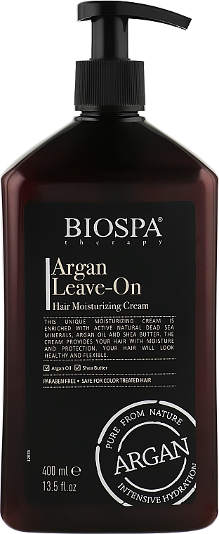 Крем для волос увлажняющий - Sea Of Spa Bio Spa Argan Leave-On Hair Moisturizing Cream