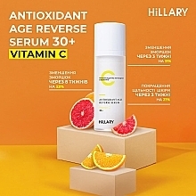 Антиоксидантна пептидна сироватка з вітаміном С - Hillary Antioxidant Age Reverse Serum 30+ — фото N4