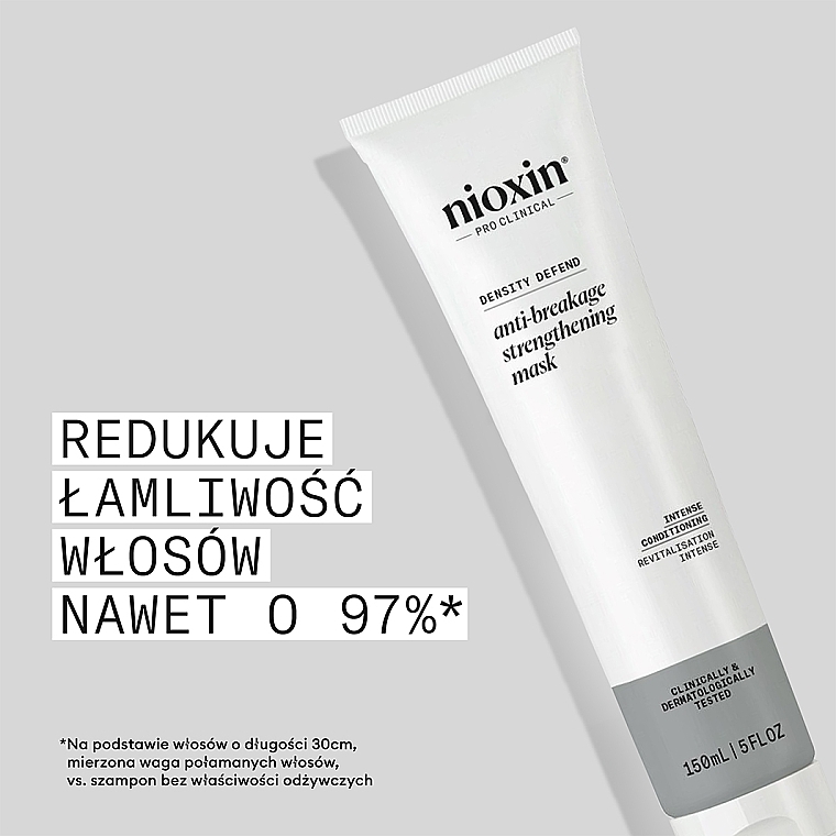 Укрепляющая маска от ломкости волос - Nioxin Pro Clinical Density Defend Anti-Breakage Strengthening Mask — фото N5