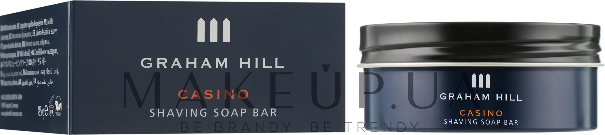Мило для гоління - Graham Hill Casino Shaving Soap Bar — фото 85g