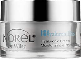 Зволожувальний крем з гіалуроновою кислотою для комбінованої шкіри - Norel Hyaluron Plus Hyaluronic Cream Moisturizing And Balancing — фото N1