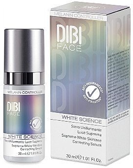 Освітлювальна сироватка для обличчя - DIBI Milano White Science Supreme White Skintone Correcting Serum — фото N1