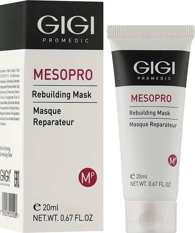 Регенерувальна відновлювальна маска для обличчя - Gigi Mesopro Rebuilding Mask (міні) — фото N2