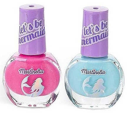 Набор лаков для ногтей "Русалочка", 2 шт. - Martinelia Lets Be Mermaids Nail Duo Set (nail/polish/2x4ml) — фото N2