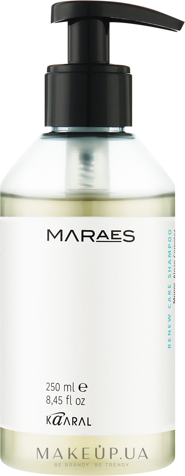 Шампунь для відновлення волосся з комплексом водоростей - Kaaral Maraes Renew Care Shampoo — фото 250ml